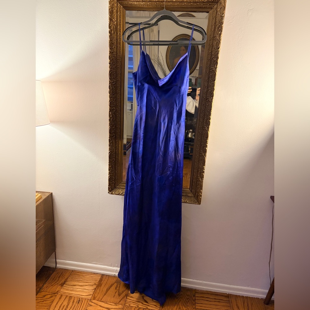 Zara full-length Satin Slip Dress